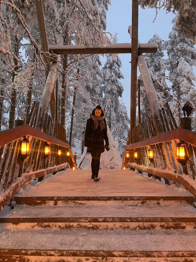 Self portrait in Santa Claus Village