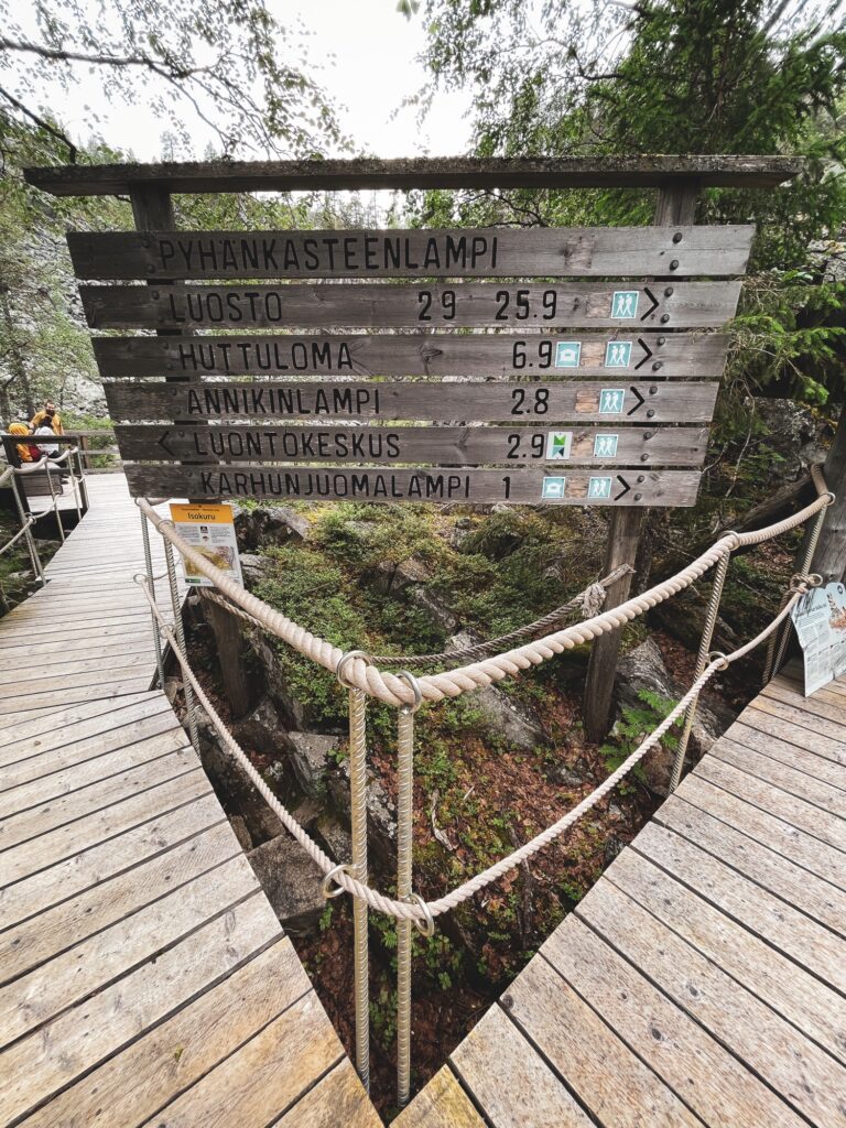 Karhunjuomalampi, Luosto national park, lapland