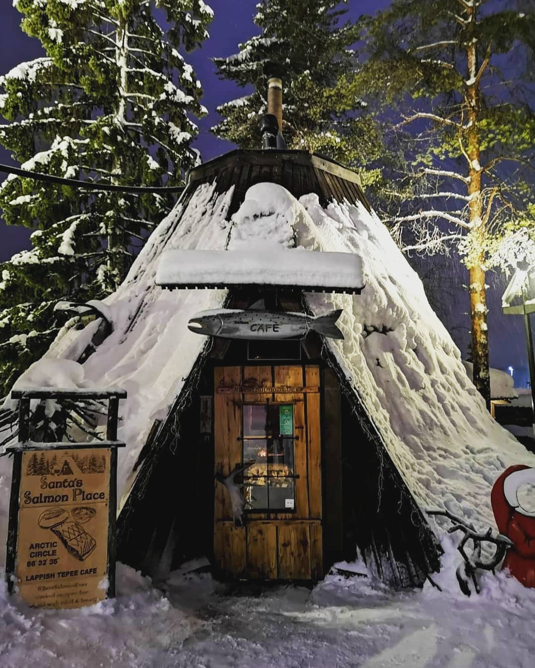 Santa's salmon place