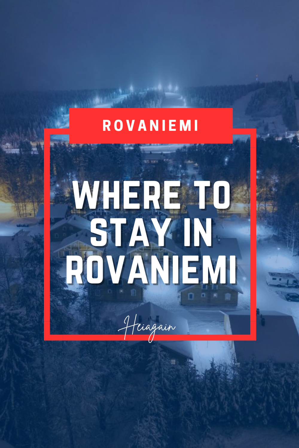 Selection of accommodations in Rovaniemi, Lapland, Finland including cozy hotels, glass igloos, cabins, and budget lodgings near Santa Claus Village and Arctic attractions.
