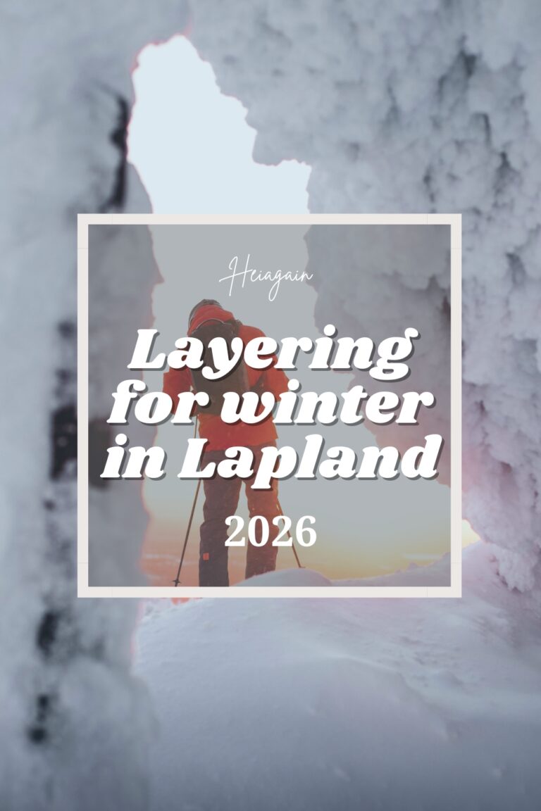 Winter clothing for Lapland trip, winter gear, how to dress for cold enviorement