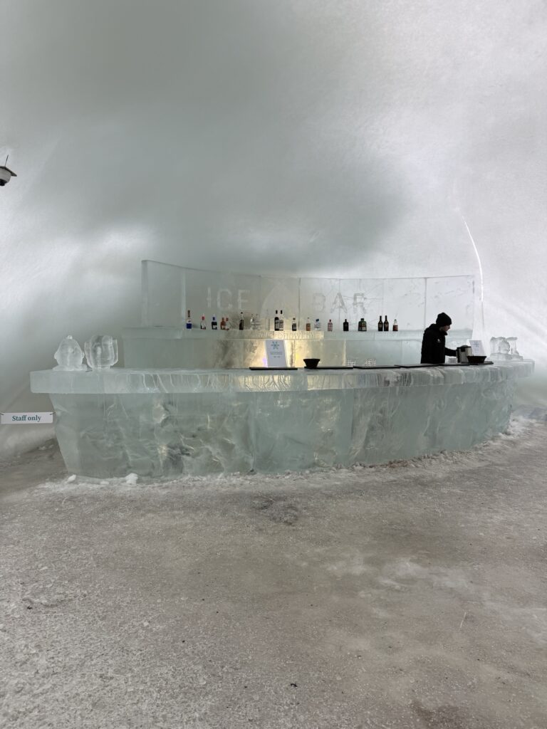 Snowhotel in Rovaniemi, ice castle, snow castle