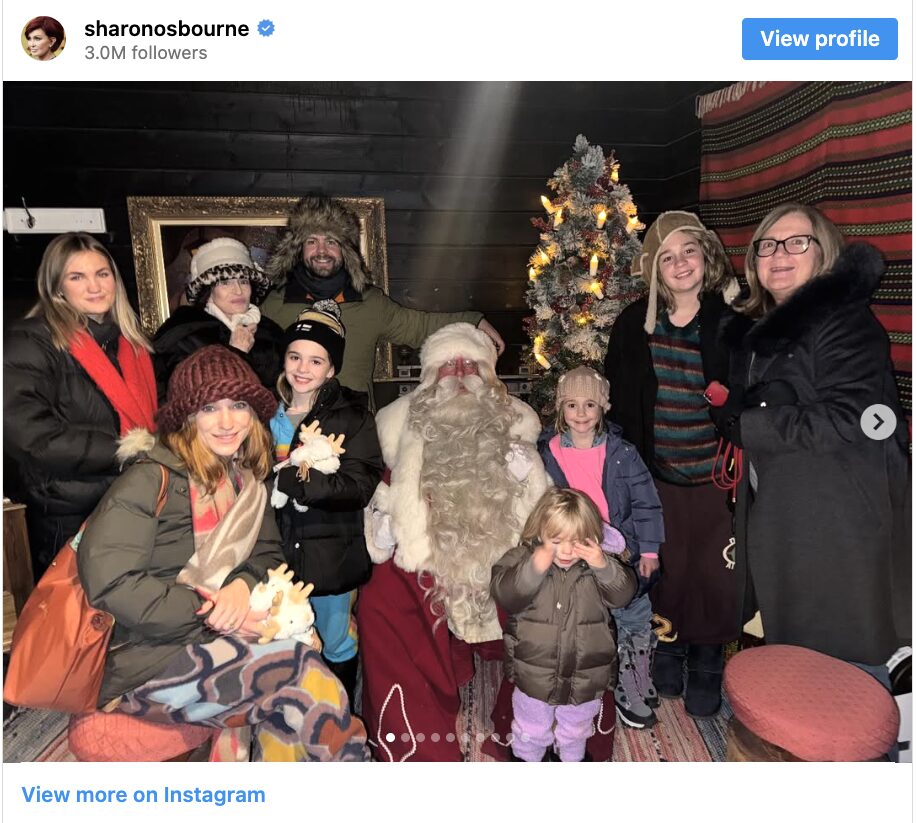 Sharon osbourne in lapland