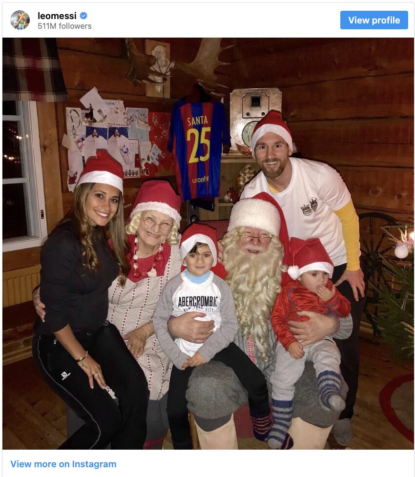 Lionel Messi in Lapland, Celebrities in lapland