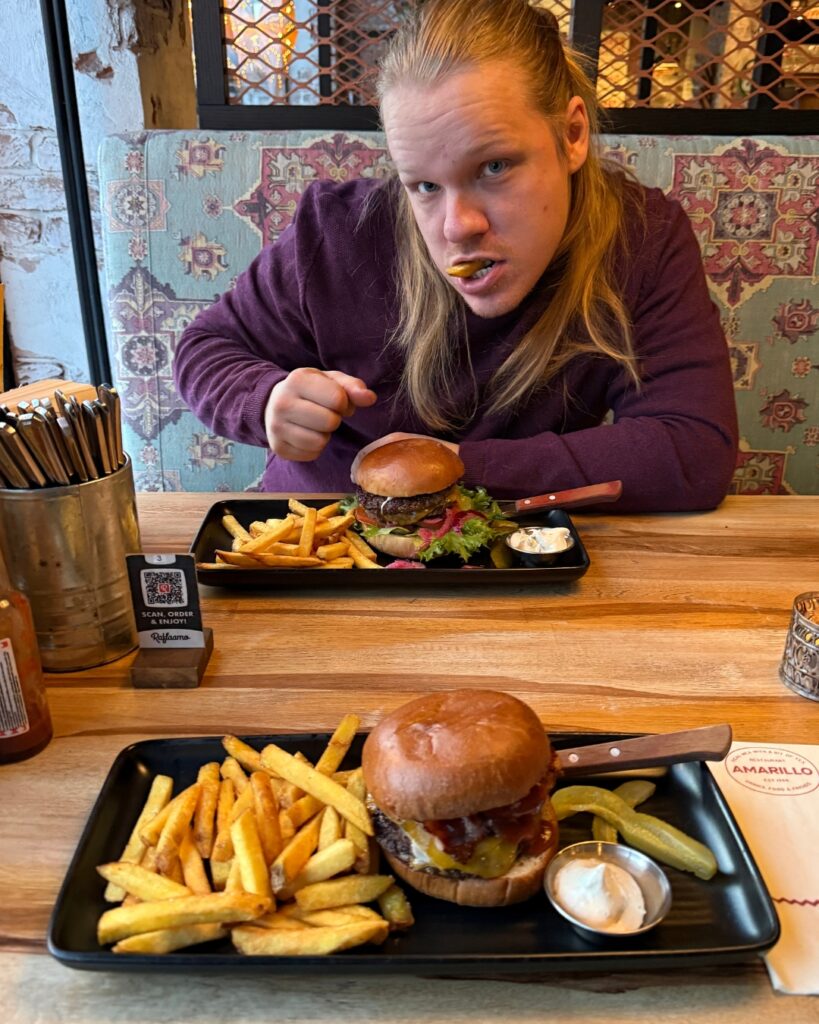 Lunch menu in Rovaniemi Lapland