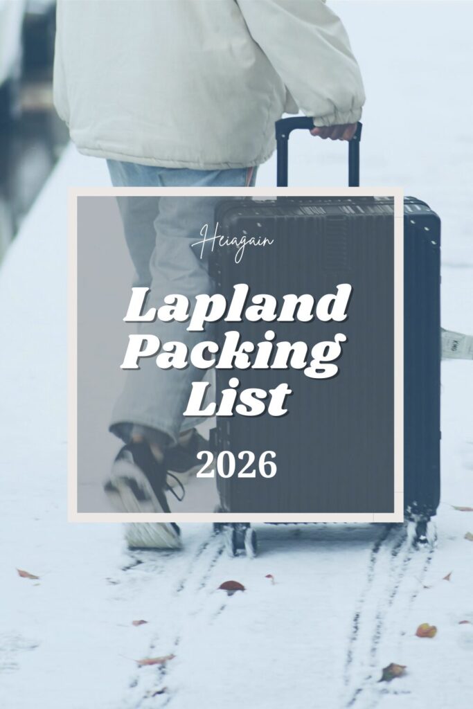 what to pack for a trip to lapland, what to pack for lapland, lapland packing guide
